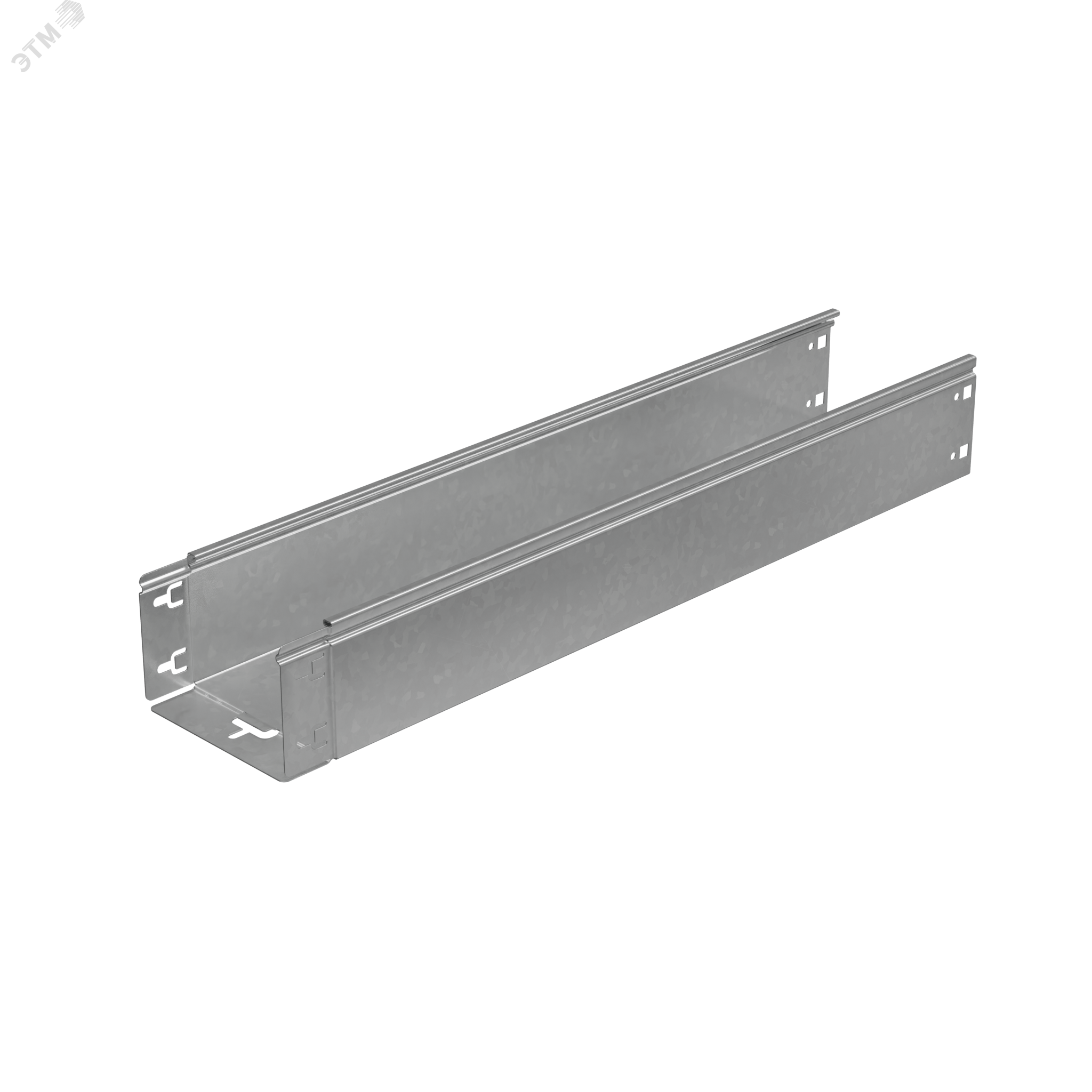 Изображение товара Кабельный лоток неперфорированный 100х150х3000 PLUS Металлический оцинкованный