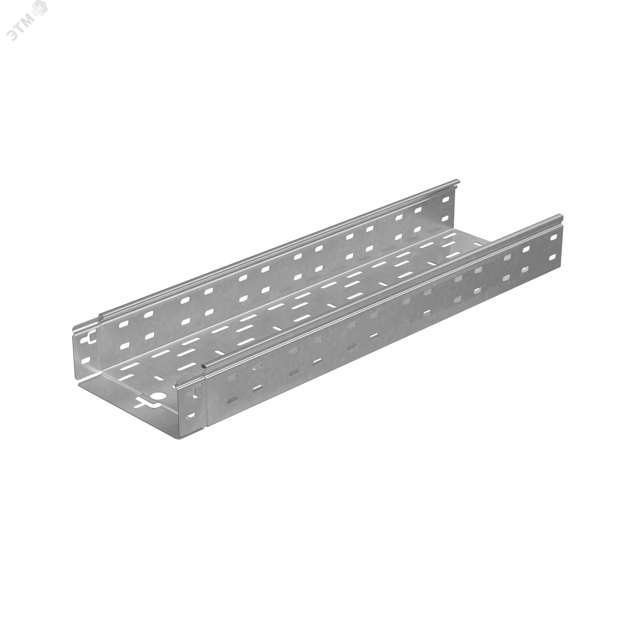 Изображение товара Лоток перфорированный с быстрым монтажом, высота 80 мм, длина 3000 мм, серий Plus