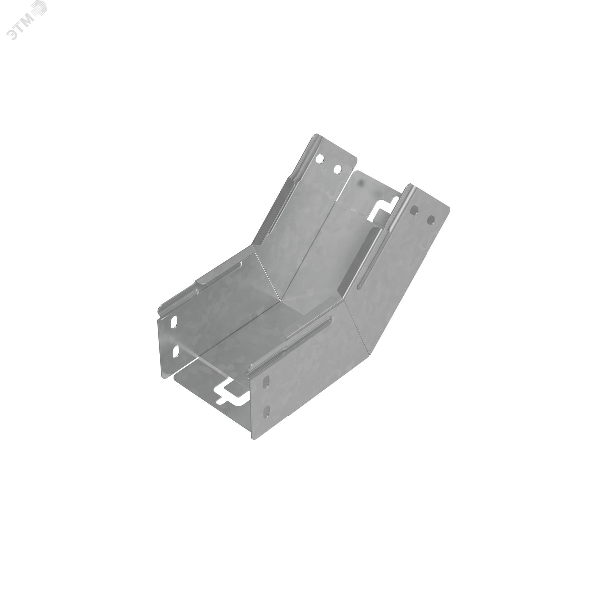 Изображение товара Угол внутренний вертикальный 45 градусов 80х100 мм ПЛЮС для кабельных трасс