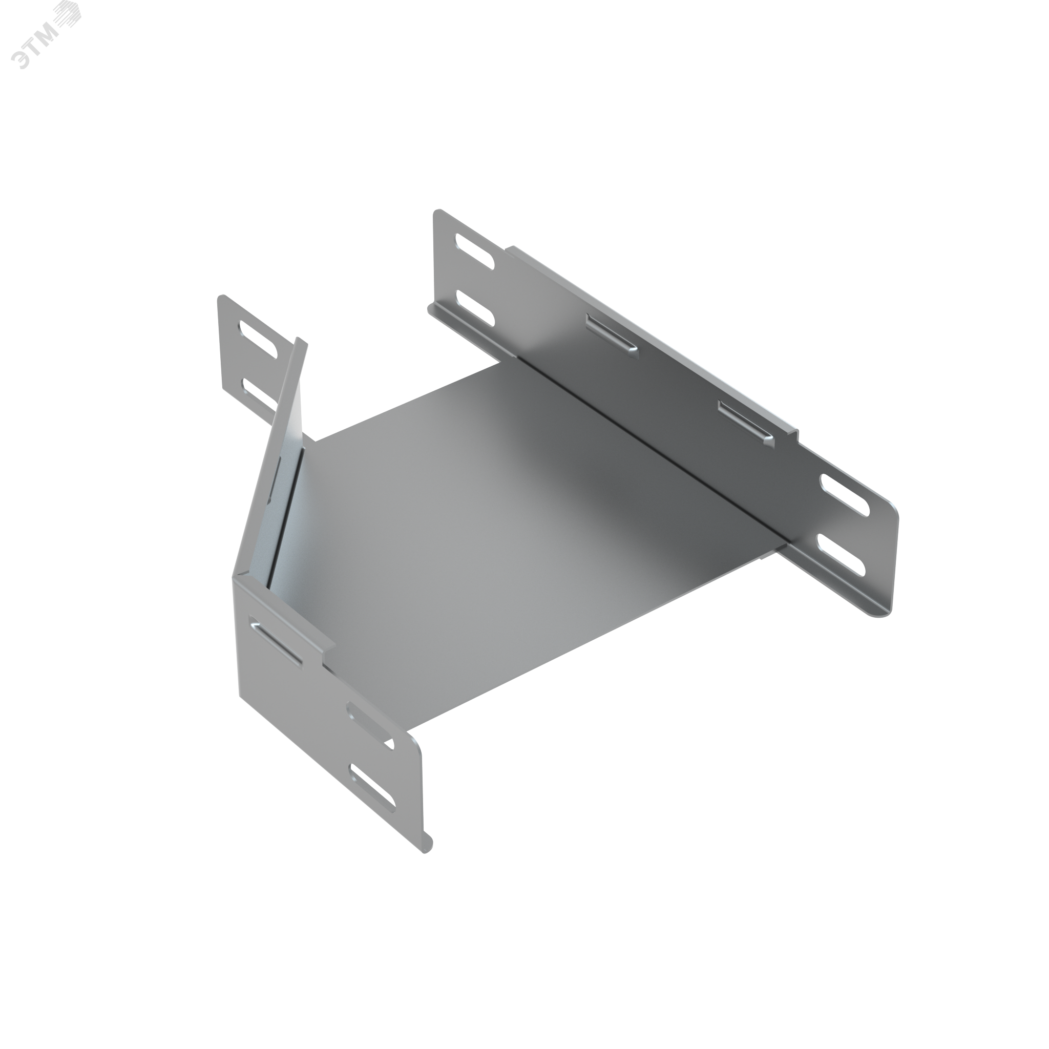 Изображение товара Переходник правый 50х200-300 мм металлический оцинкованный для кабельных лотков