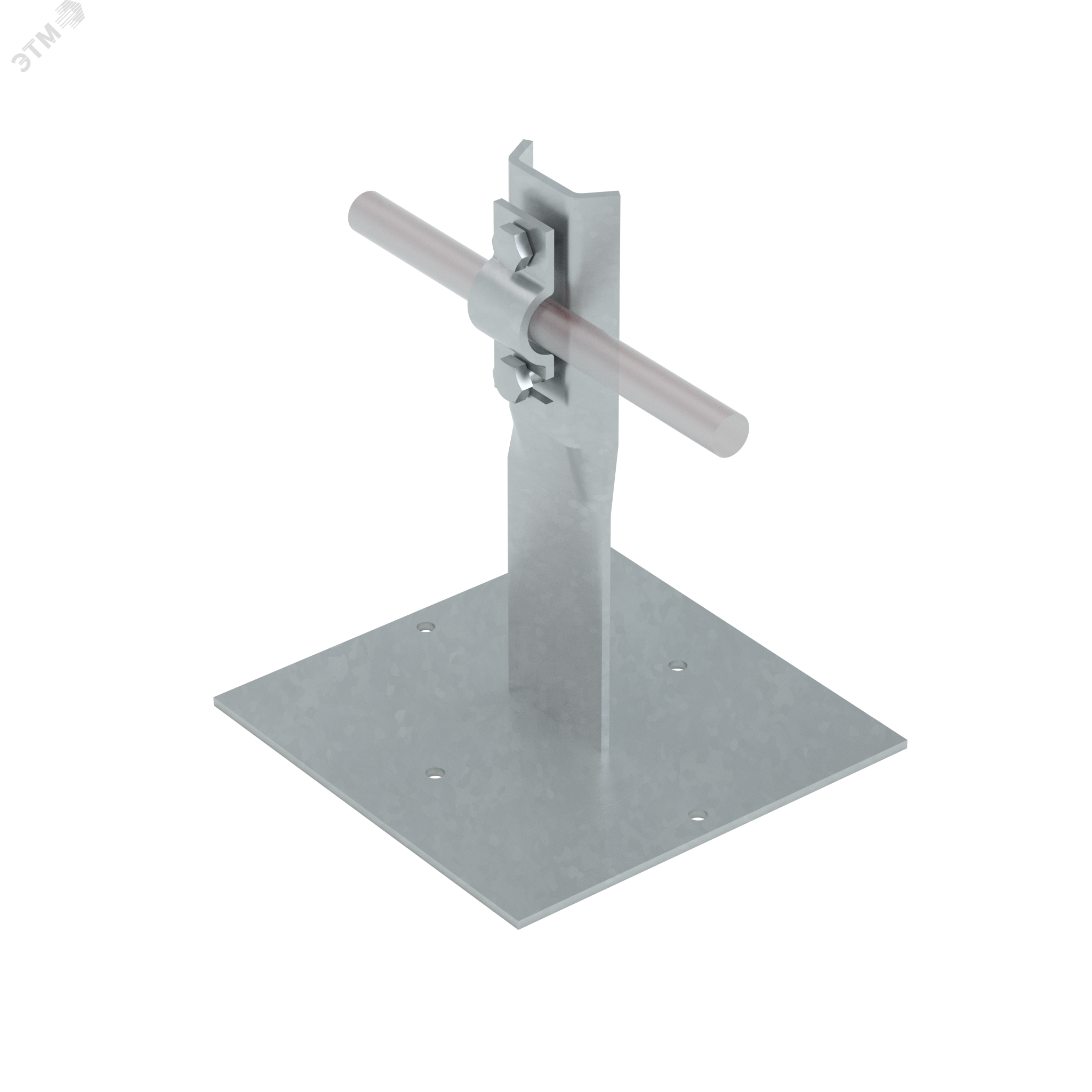 Изображение товара Приклеиваемый держатель болтовой для прутка 5-10 мм AURAFORT