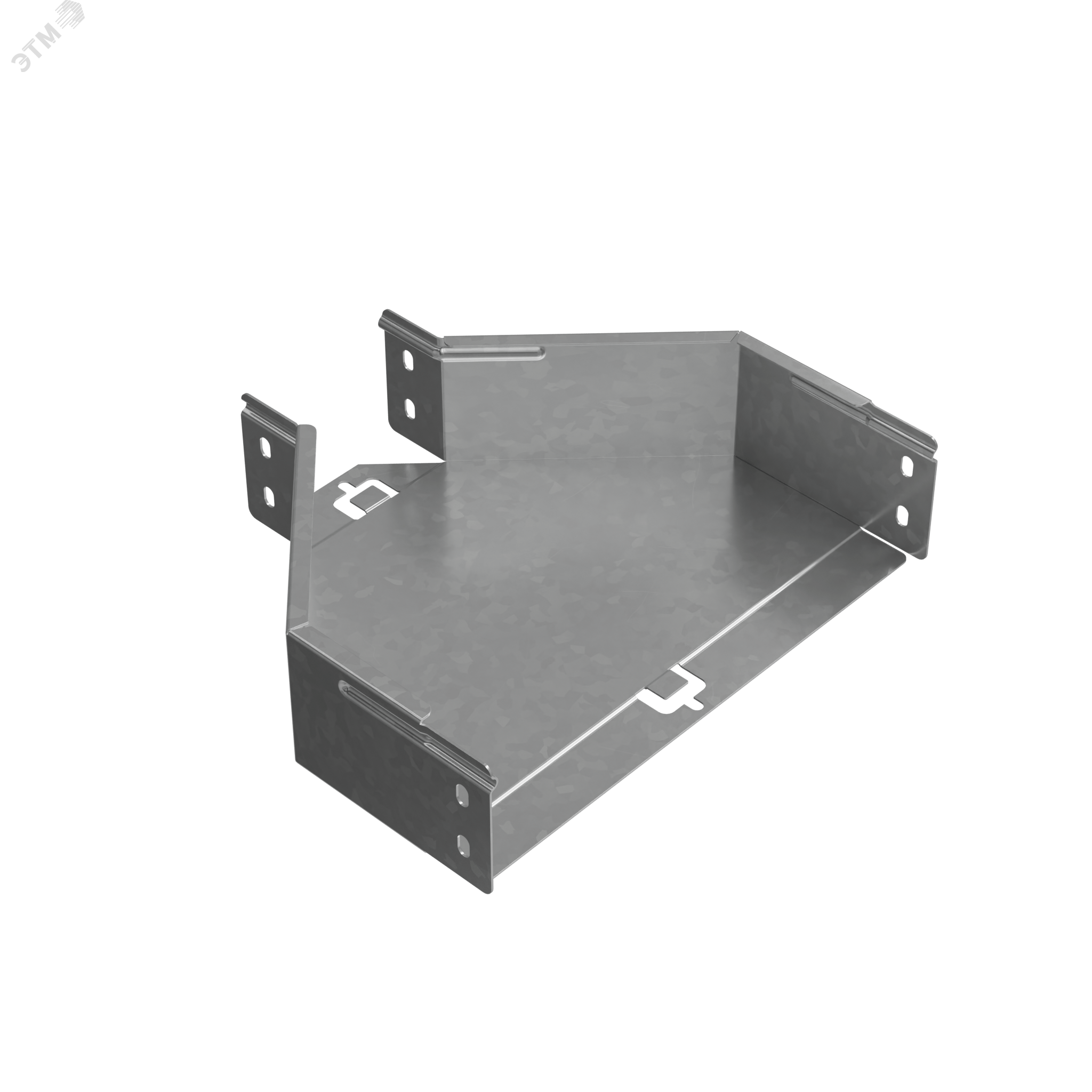 Изображение товара Переходник центральный PLUS для листовых лотков, стальной, Россия, 80х300 мм