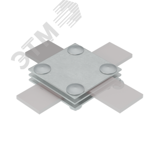 Изображение товара Соединитель крестообразный для полосы до 40 мм с 3 пластинами TD (шт)