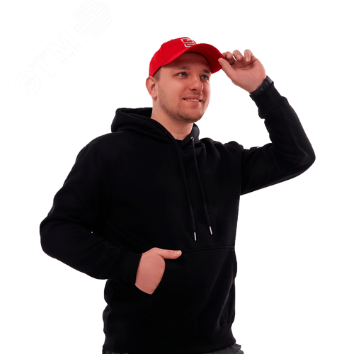 Изображение товара Бейсболка с логотипом СИСТЕМА КМ красная (шт)