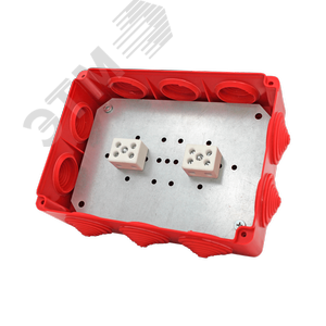 Коробка распределительная огнестойкая КРОПС-П4, IP54, габаритные размеры 150х110х70 мм, для кабелей сечением до 6 мм2, 12 клемм KR0051 КМ-Профиль - 3