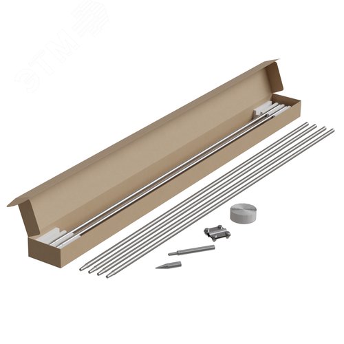 Изображение товара Комплект заземления из 6 стержней D 16 мм L 1,5 м HD (компл)