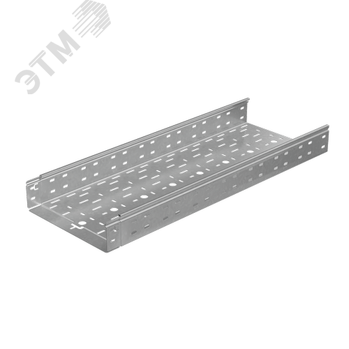 Изображение товара Лоток перф. 80х300х0,8 L2000 мм Быстрый монтаж ПЛЮС (м)
