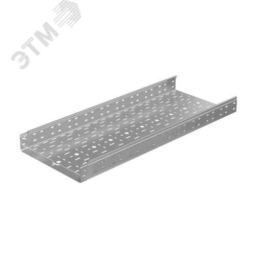Изображение товара Лоток перф. 80х400х1,2 L3000 мм Быстрый монтаж ПЛЮС (м)