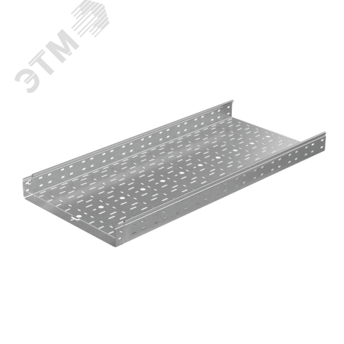 Изображение товара Лоток перф. 80х500х1,0 L3000 мм Быстрый монтаж ПЛЮС (м)
