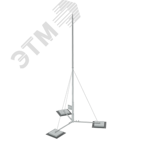 Изображение товара Мачта молниеприемная вольностоящая составная H7,1 м неразборное основание HD (шт)