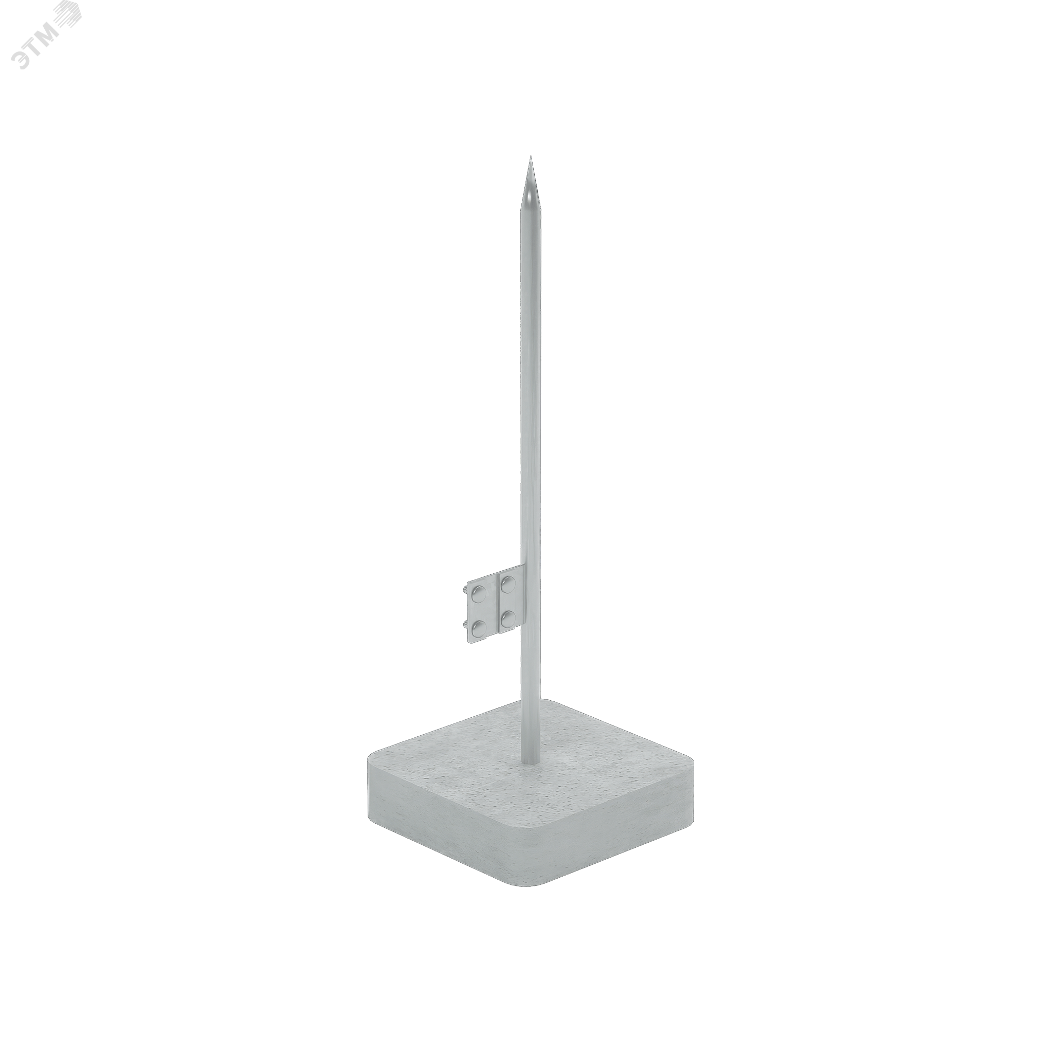 Изображение товара Вольностоящая молниеприемная мачта 2,5 м оцинкованная для молниезащиты