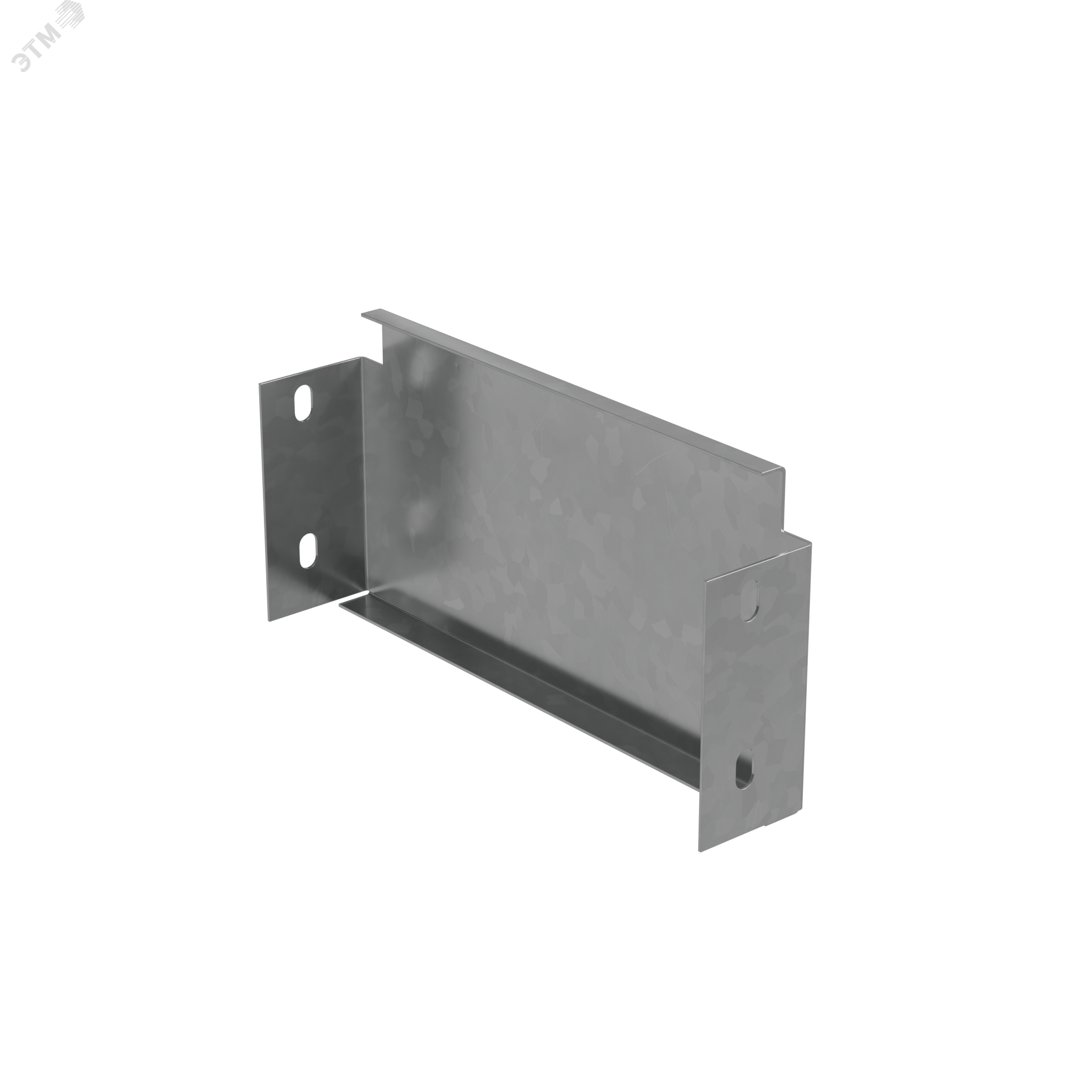 Изображение товара Заглушка лотка 80х100 мм ПЛЮС из стали оцинкованная для кабельных систем