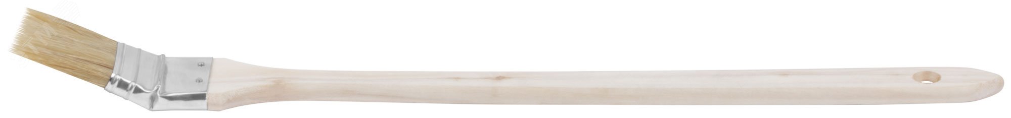Кисть радиаторная, натуральная светлая щетина, деревянная ручка 1.5'' (38 мм) 1214 FIT - превью