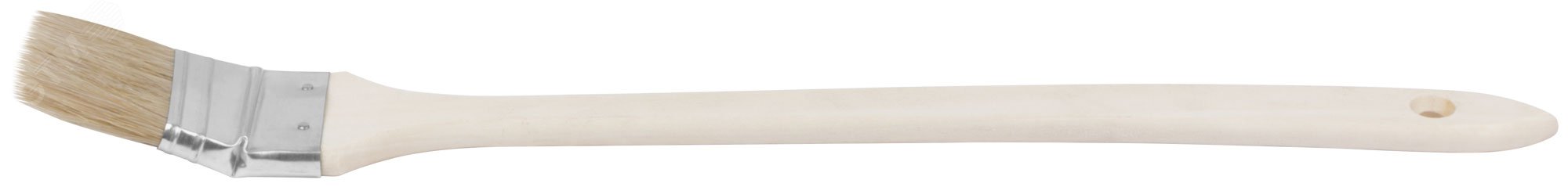 Кисть радиаторная, натуральная светлая щетина, деревянная ручка 2'' (50 мм) 1215 FIT - превью