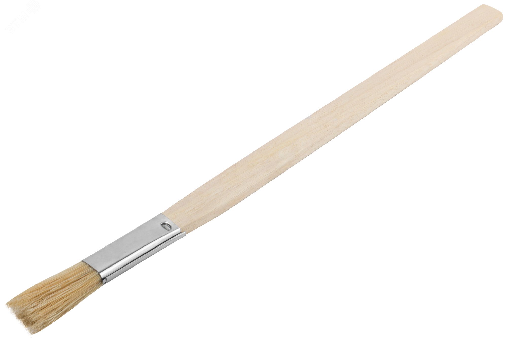 Кисть узкая, натуральная светлая щетина, деревянная ручка 15 мм 1245 FIT - превью 2