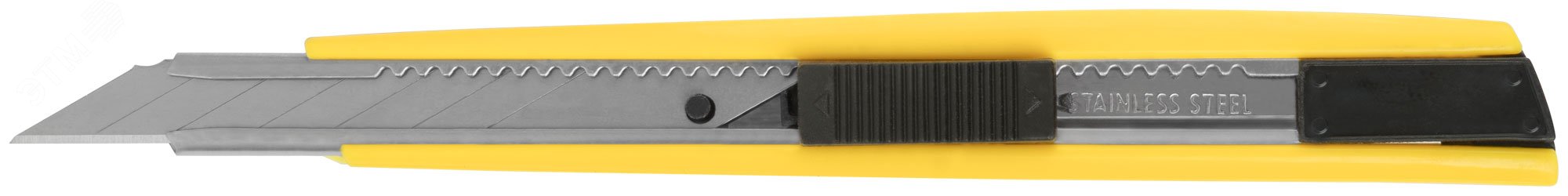 Нож технический 9 мм, усиленный, пластиковый корпус 10210 FIT - превью