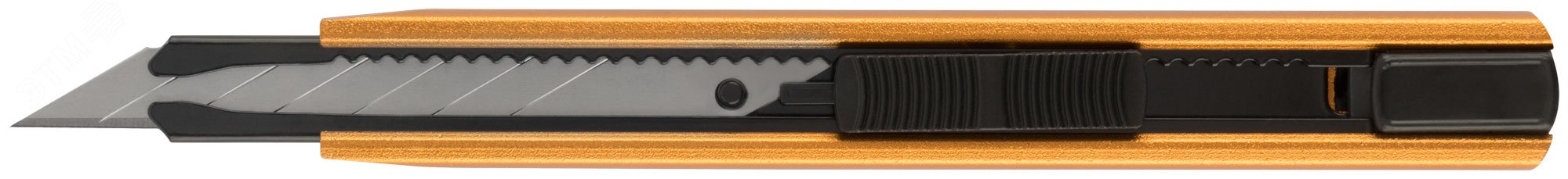Нож технический 9 мм усиленный металлический корпус 10215 FIT - превью