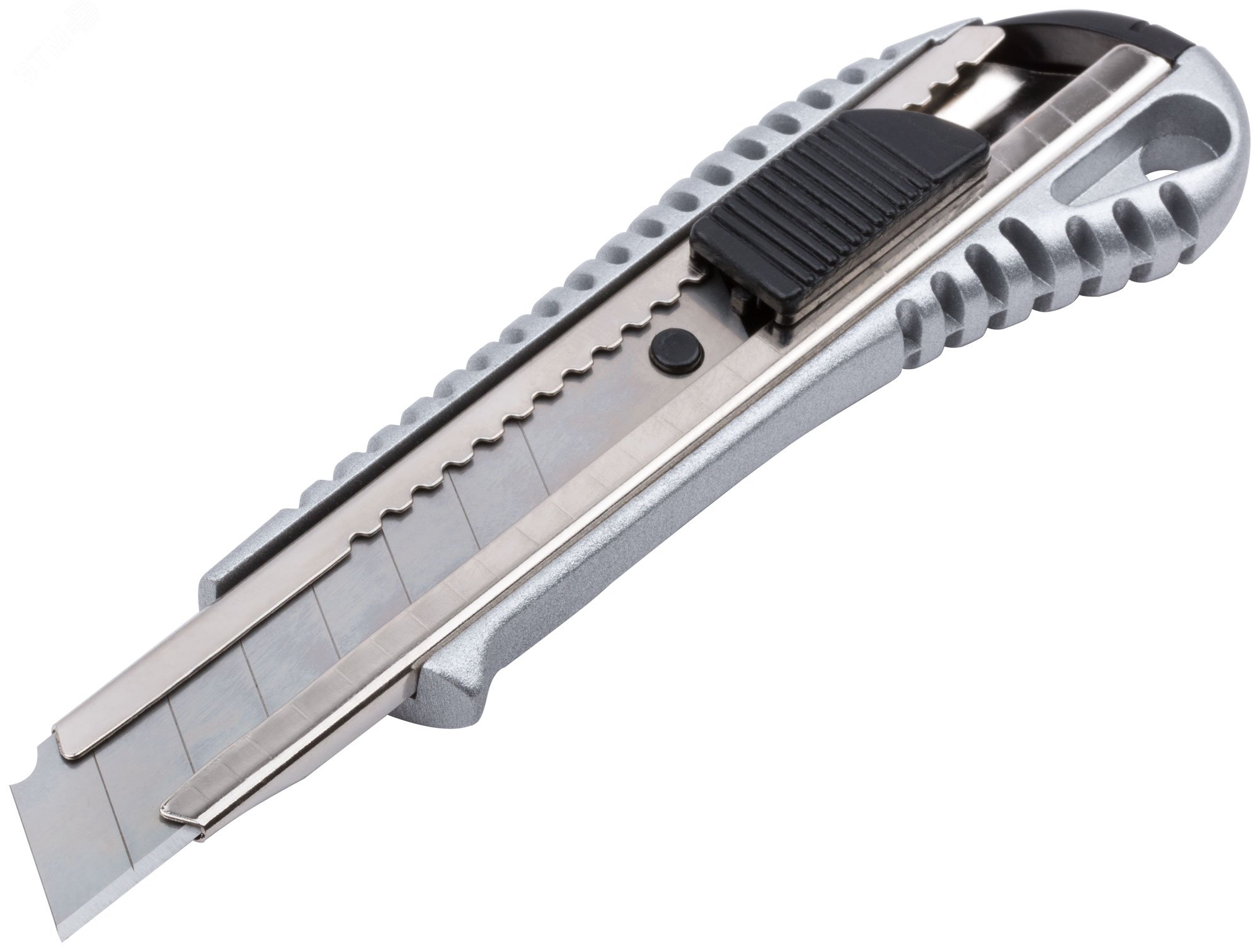 Нож технический 18 мм усиленный, металлич.корпус 10250 FIT - превью 2