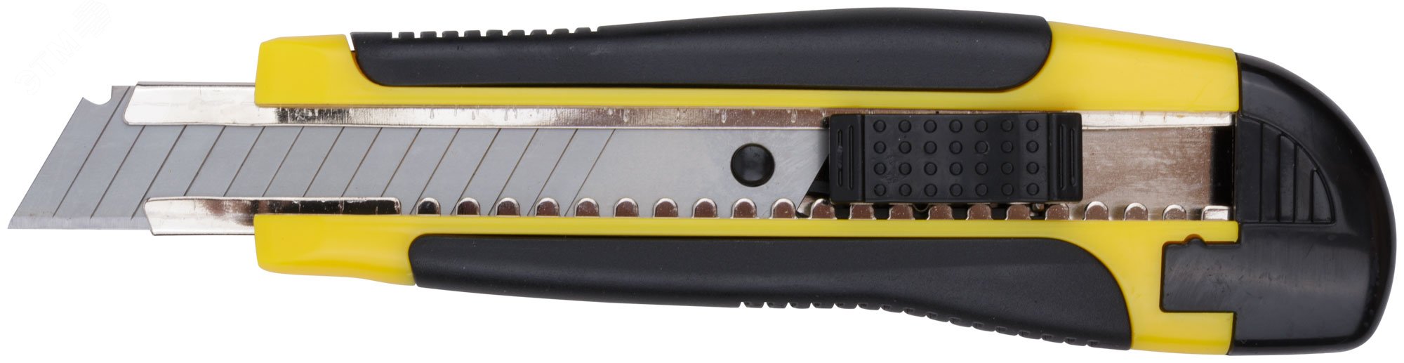 Нож технический 18 мм усиленный прорезиненный, лезвие 15 сегментов 10254 FIT - превью