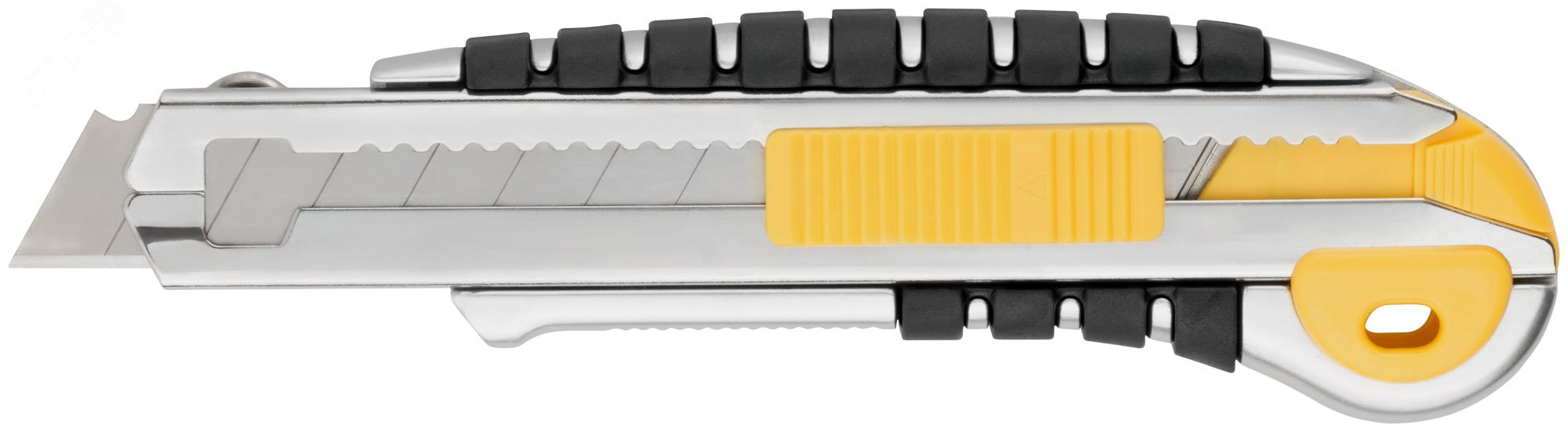 Нож технический 18 мм усиленный прорезиненный 10278 FIT - превью