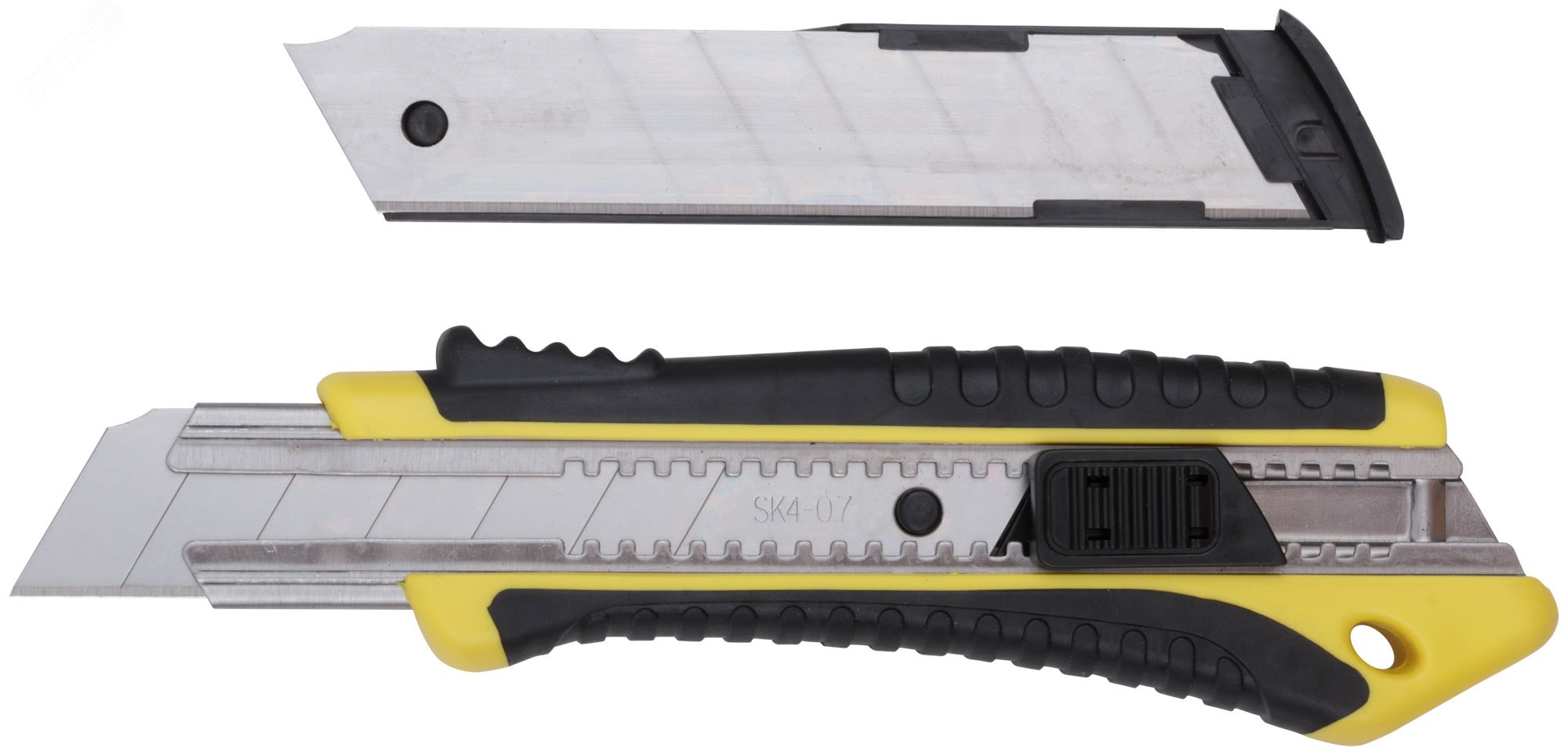 Нож технический 25 мм усиленный прорезиненный 10327 FIT - превью 4