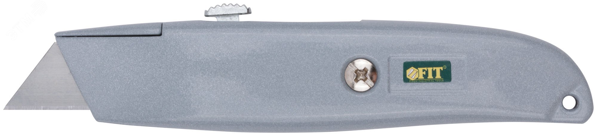 Нож для напольных покрытий серый, металлический корпус 10340 FIT - превью