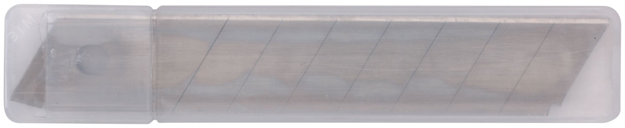 Лезвия для ножа технического 18 мм, 8 сегментов, сталь SK5 (10 шт) 10420 FIT - превью 2