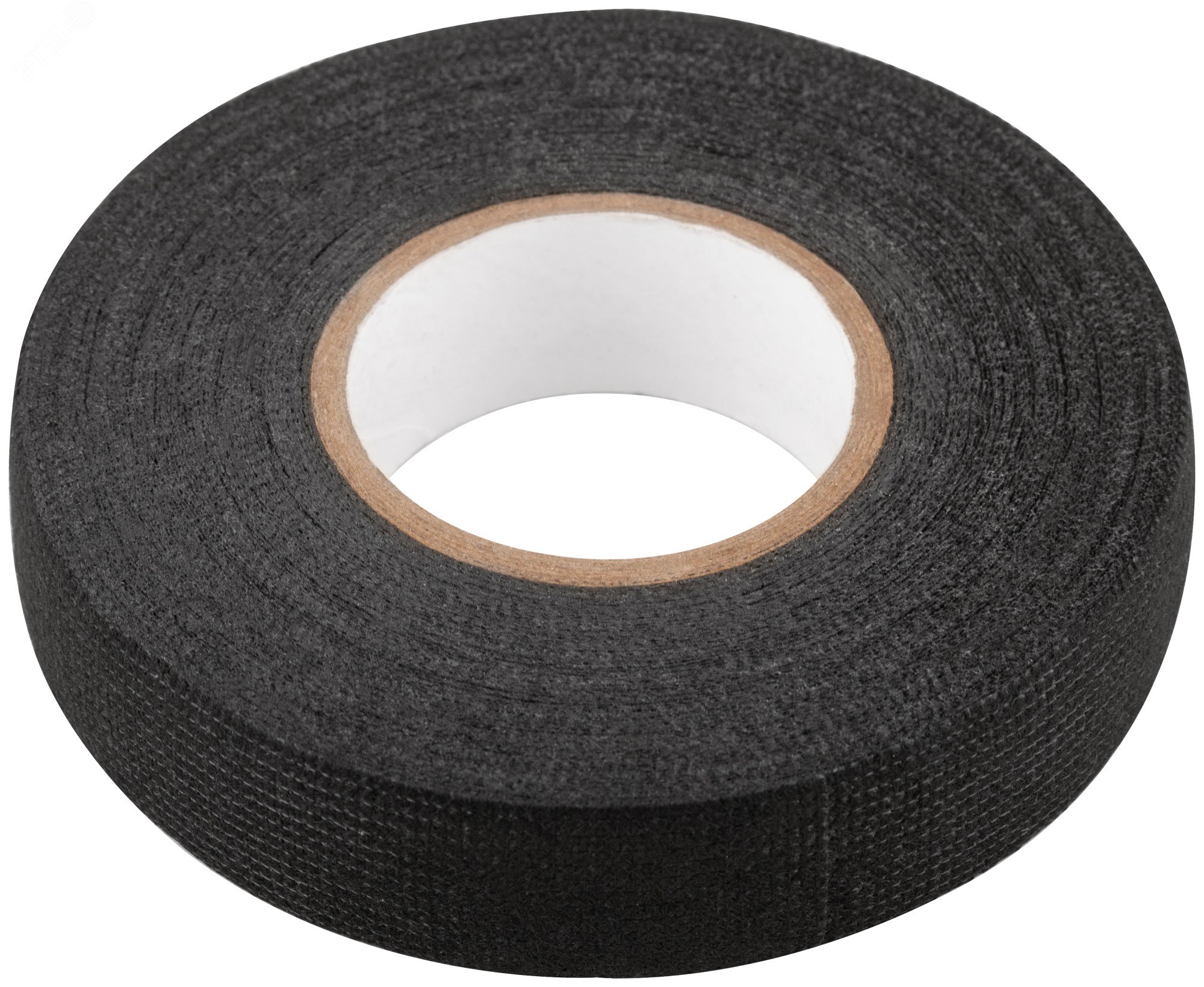 Изображение товара Лента тканевая на флисовой основе 19 ммх0,3 ммх15 м черная для автомобильной электропроводки