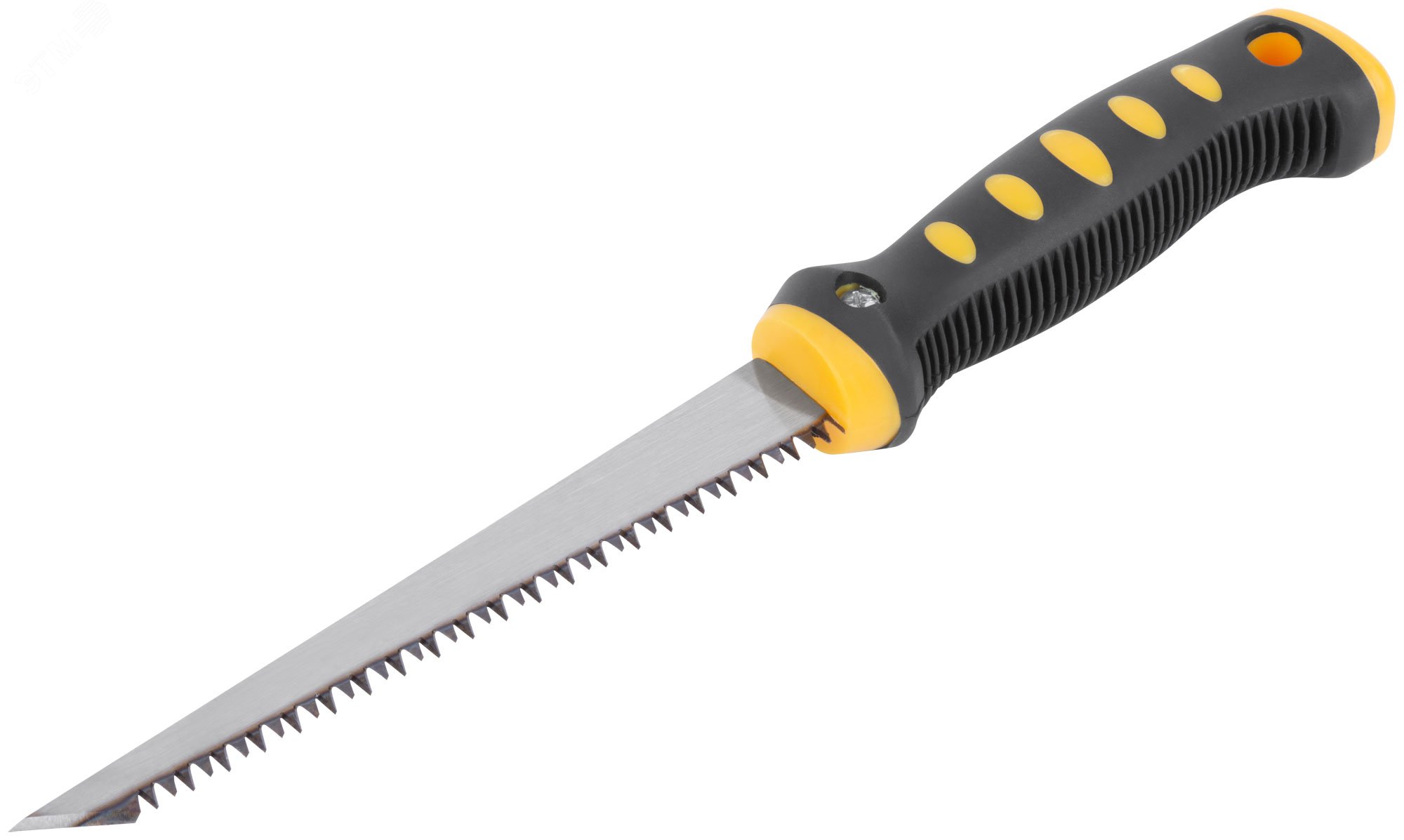 Ножовка ручная для гипсокартона, прорезиненная ручка 150 мм 15379 FIT - превью 2
