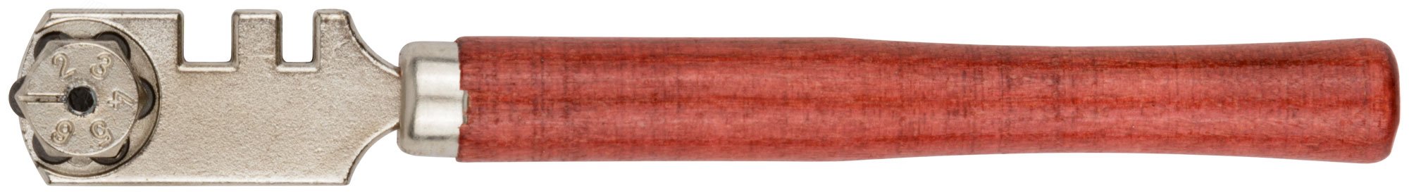 Стеклорез роликовый, 6 роликов, деревянная ручка 16917 FIT - превью