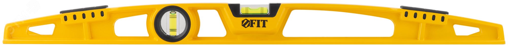 Изображение товара Уровень Контур 600 мм с двумя глазками литой усиленный профиль с фрезерованной поверхностью