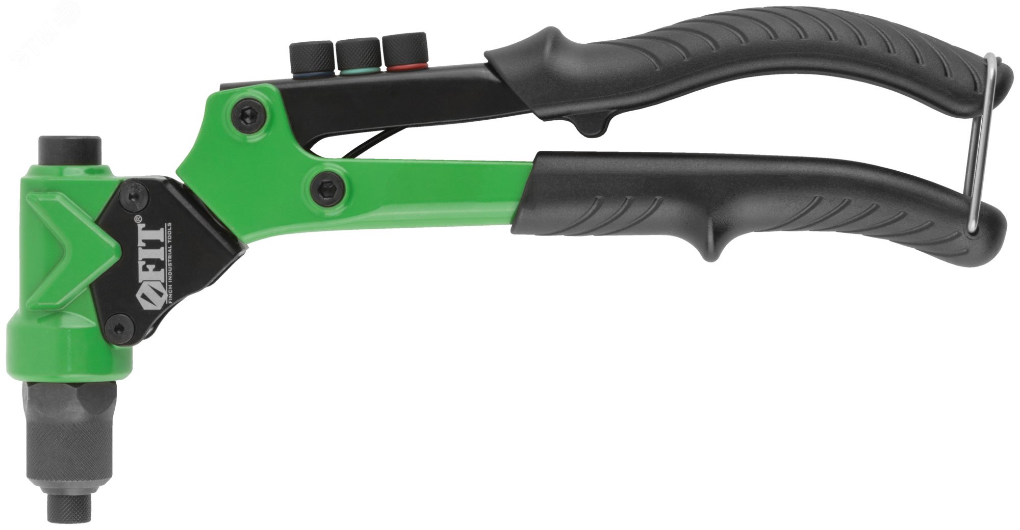 Изображение товара Заклепочник комбинированный FIT HQ с поворотным механизмом 0-360°