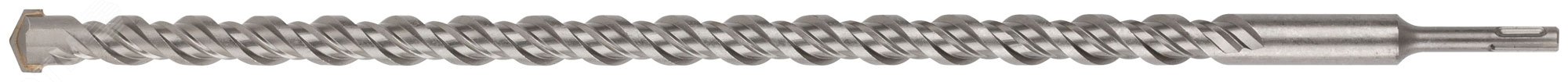Изображение товара Бур по бетону SDS Plus Профи 25x600 мм двойная резьба профессиональный