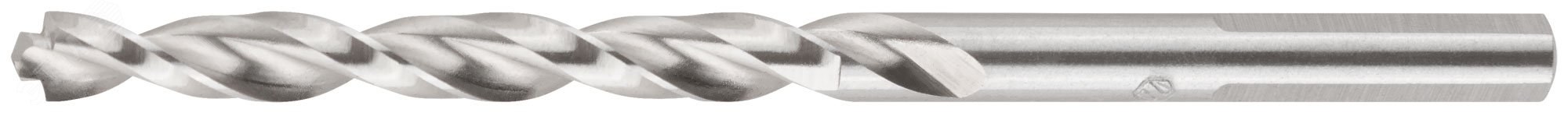 Изображение товара Сверло по металлу HSS полированное с центровочным наконечником 5,5х93 мм