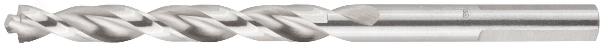 Изображение товара Сверло по металлу HSS полированное с центровочным наконечником 6,5х101 мм