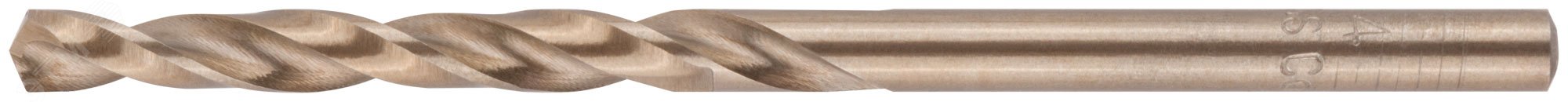 Изображение товара Сверла по металлу HSS М42 с кобальтом 8% 4.0х75 мм Профи в блистере