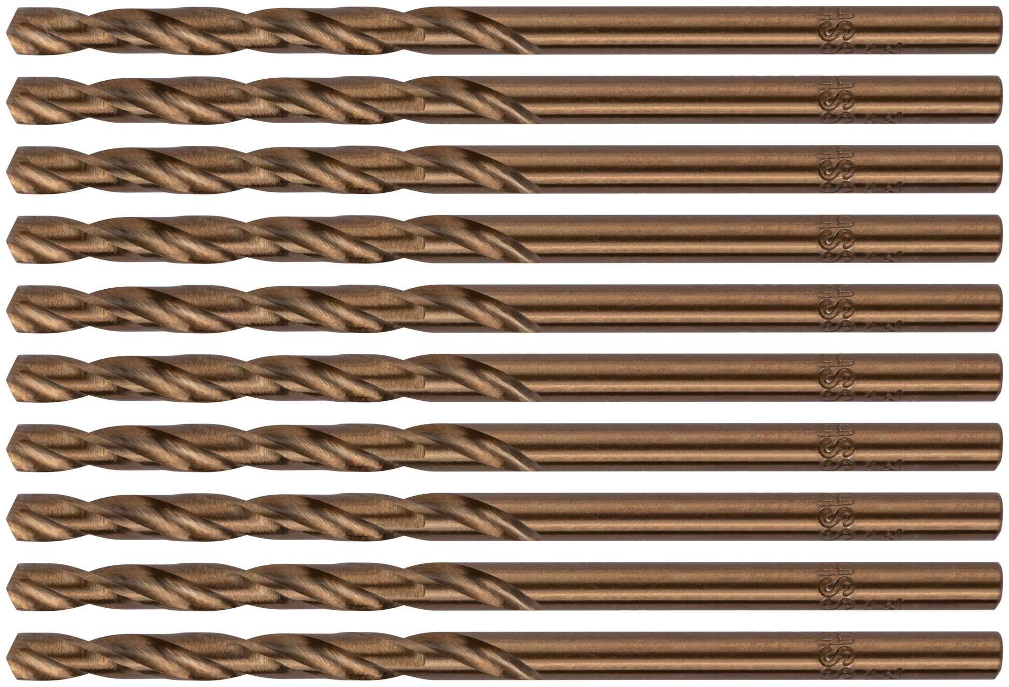 Изображение товара Сверла по металлу HSS с добавкой кобальта 3 мм Профи для профессионалов