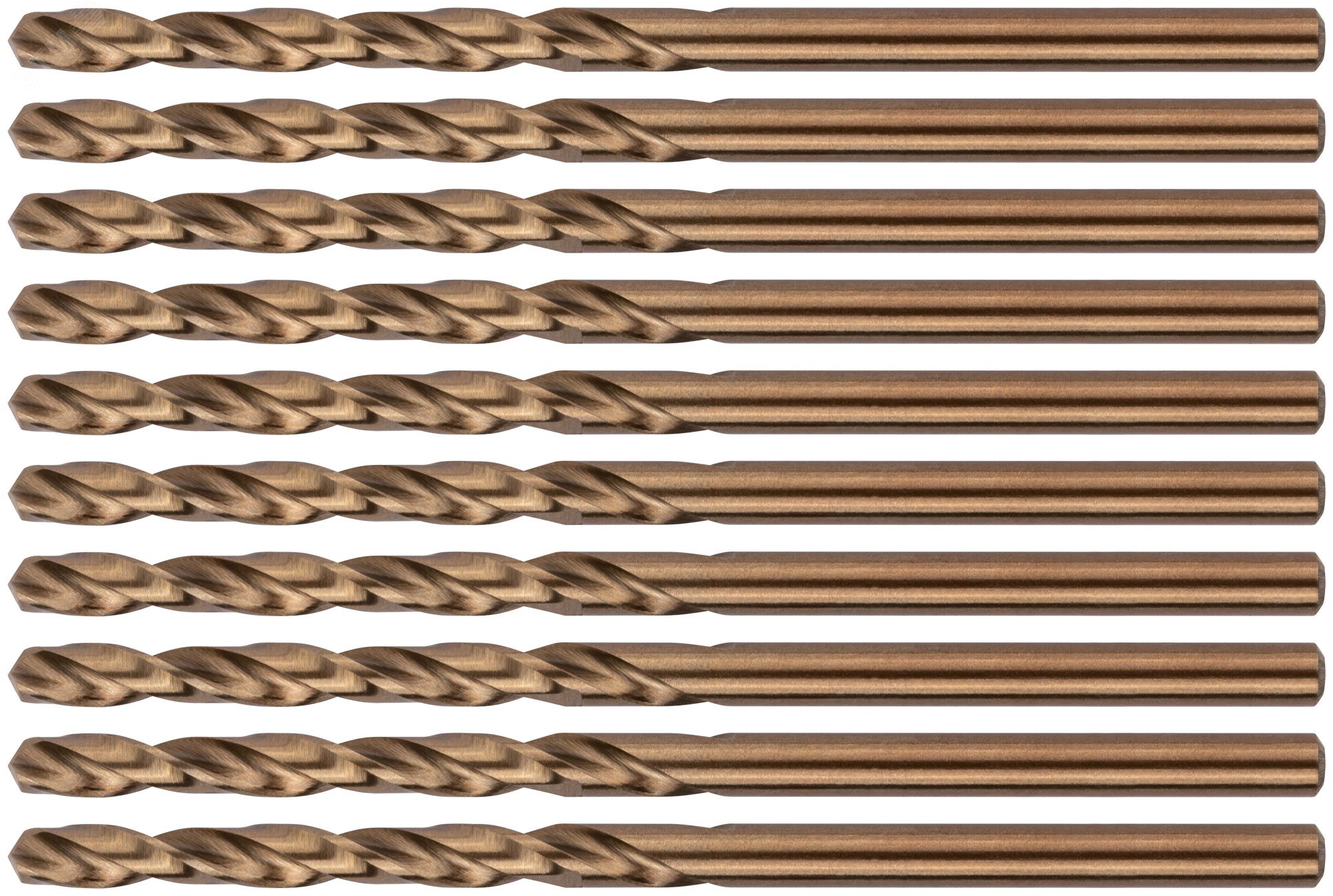 Изображение товара Сверла по металлу HSS с добавкой кобальта 5% Профи 3.2 мм (10 шт), профессиональное качество