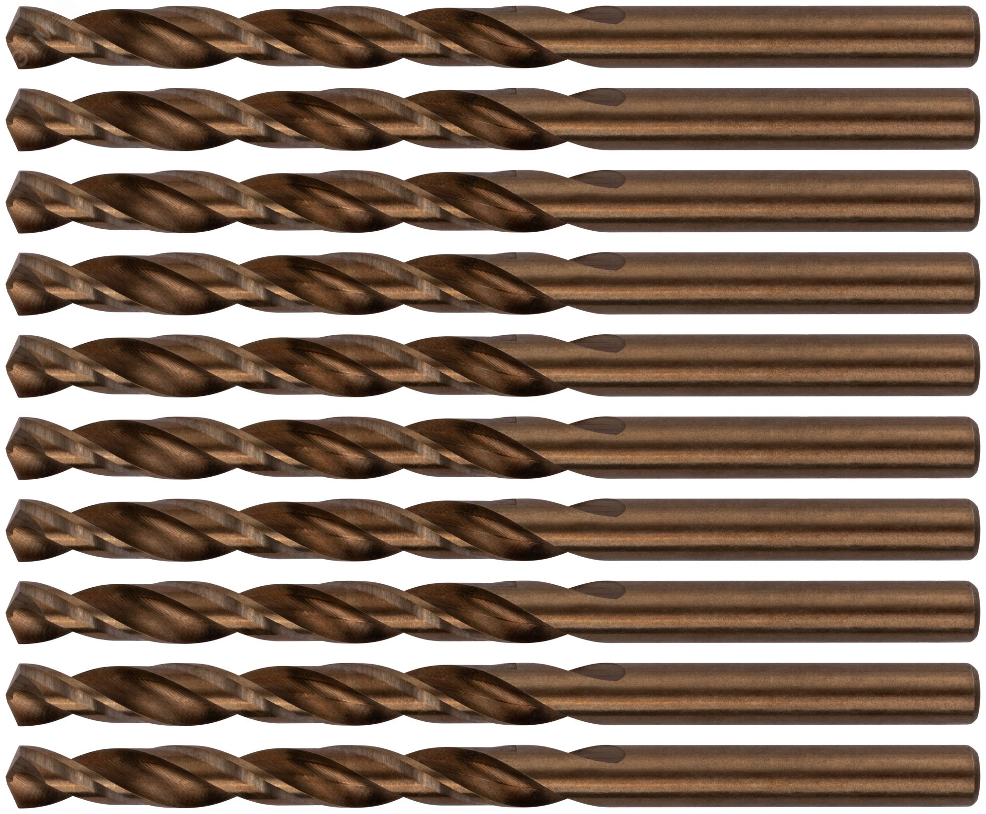 Изображение товара Профи сверла по металлу HSS с добавкой кобальта 5% 6 мм 10 шт