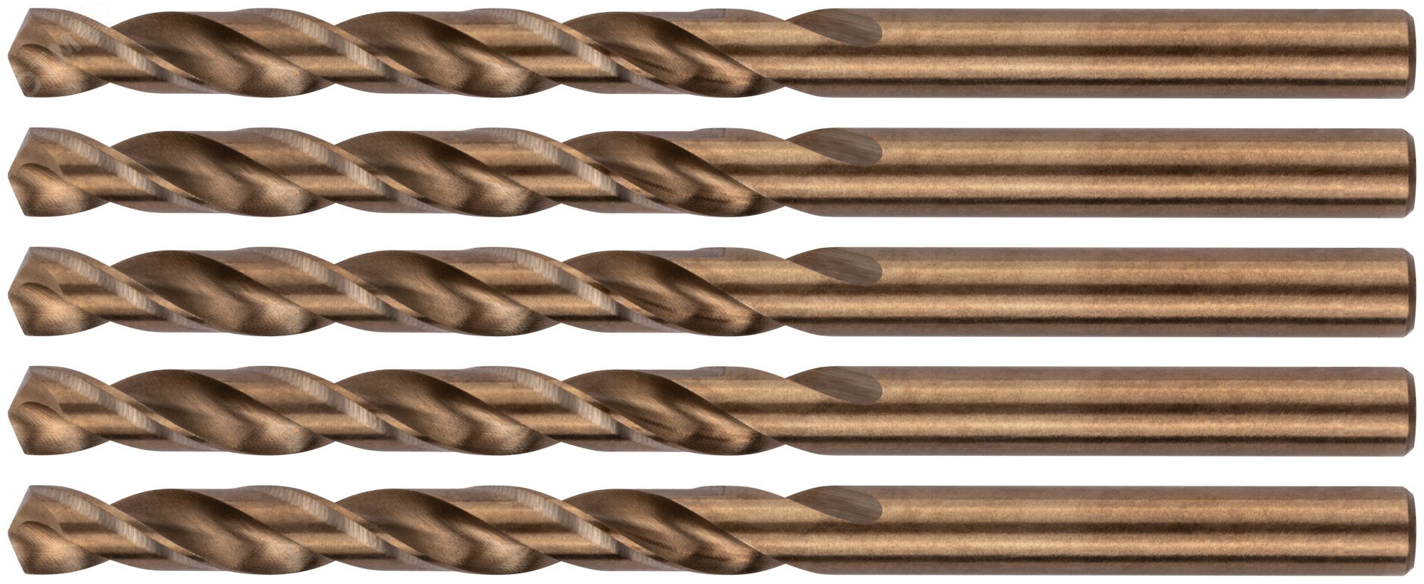 Изображение товара Сверла по металлу HSS с добавкой кобальта 5% Профи 7 мм 5 шт