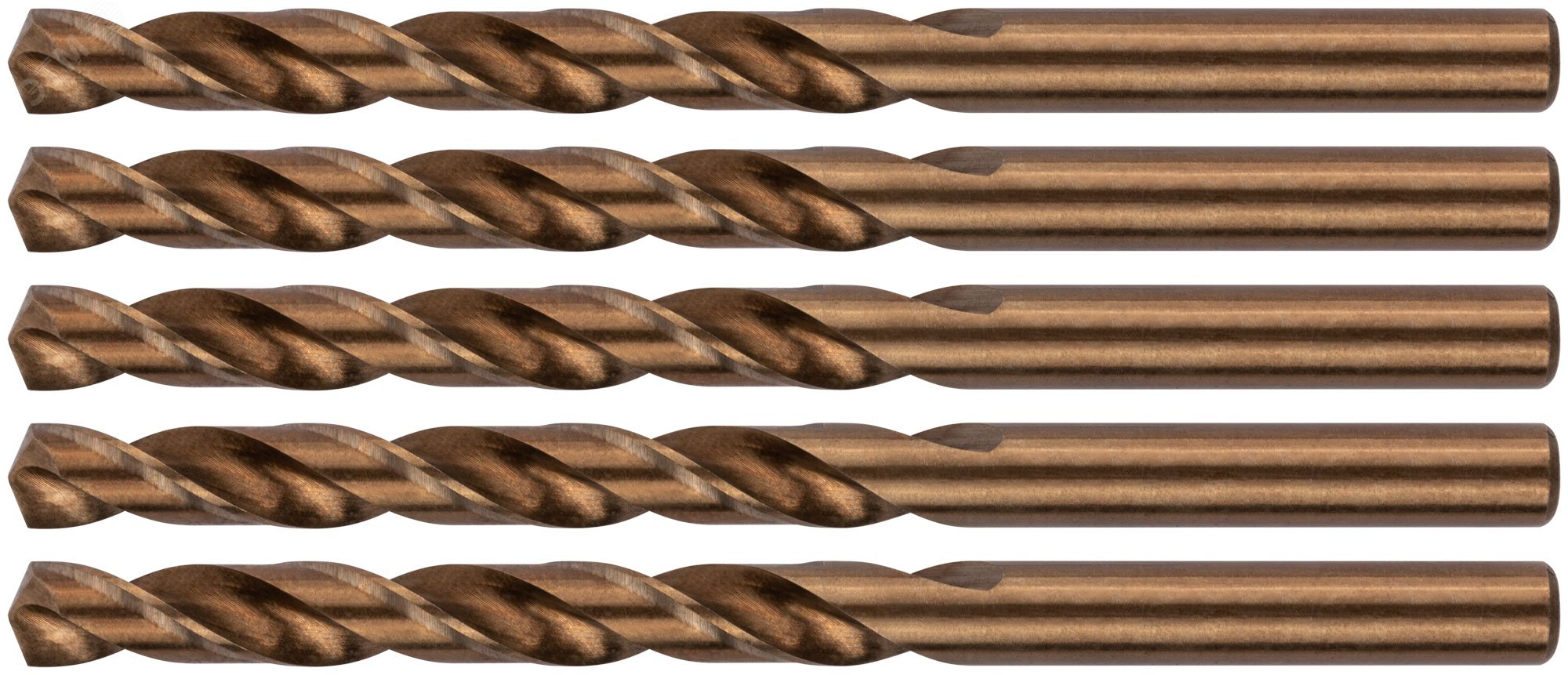 Изображение товара Сверла по металлу HSS с добавкой кобальта 5% Профи 8.0 мм (5 шт)