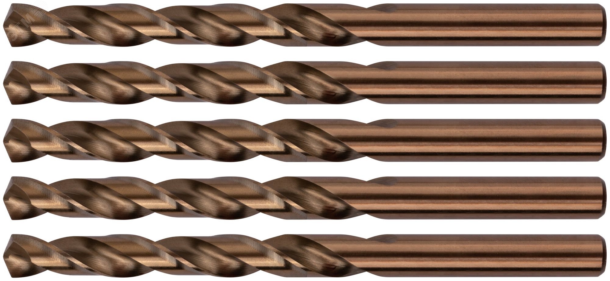 Изображение товара Сверла по металлу HSS с добавкой кобальта 5% Профи 9.0 мм (5 шт)