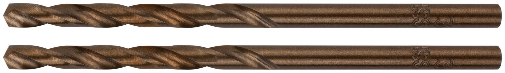 Изображение товара Сверла по металлу HSS с кобальтом 5% 3 мм Профи в блистере