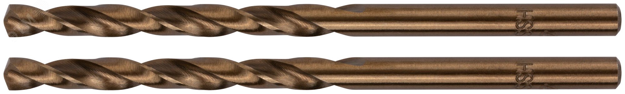 Изображение товара Сверла по металлу кобальтовые 4 мм Профи FIT HQ 2 шт