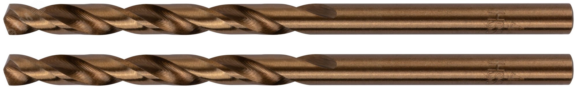 Изображение товара Сверла по металлу HSS с добавкой кобальта 5% 4.2 мм, Профи, комплект 2 шт
