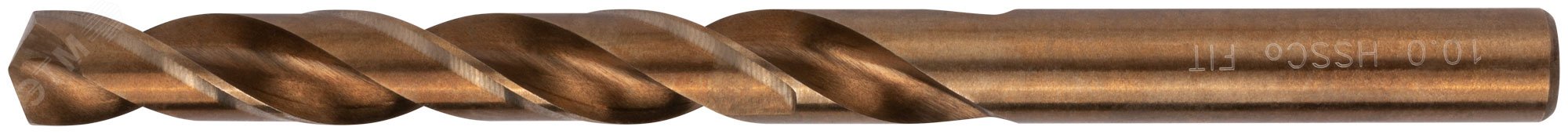 Изображение товара Сверло по металлу HSS с добавкой кобальта 10,0 мм Профи в блистере