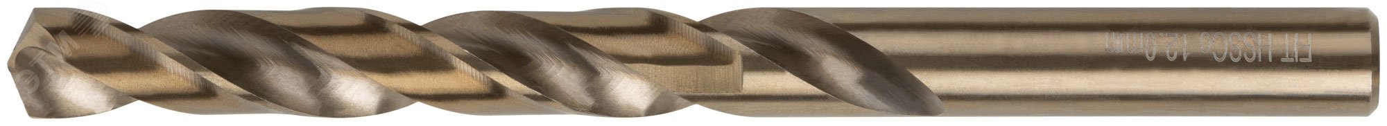 Изображение товара Сверло по металлу HSS с кобальтом 12,0 мм Профи