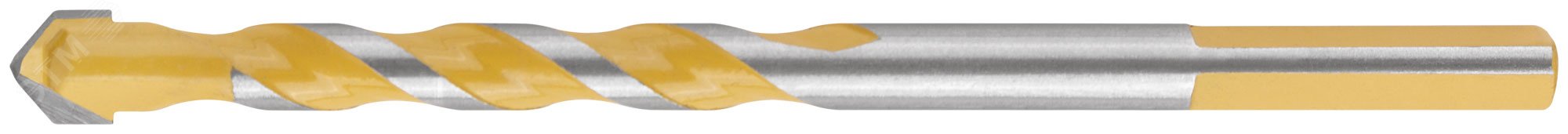 Изображение товара Сверло универсальное 8х110 мм для металлов и бетона с треугольным хвостовиком
