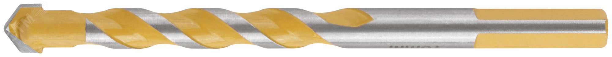 Изображение товара Универсальное сверло 10х120 мм для металла керамики и бетона FIT