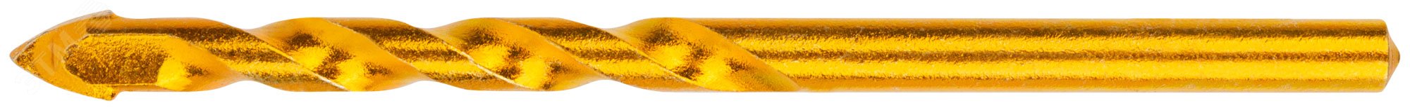 Изображение товара Универсальное сверло 5х80 мм для бетона керамики стекла и кирпича FIT